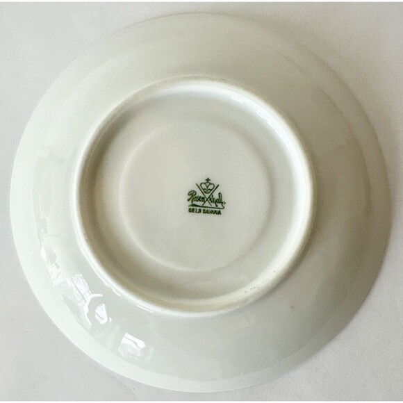 1 Saucer Rosenthal Bavaria Plate Floral Blue & Pink Vintage 5.5 in - Picture 2 of 2